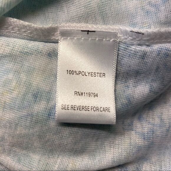 Energy World Wear Paisley Print Sparkle Studded T-shirt S - Picture 5 of 6